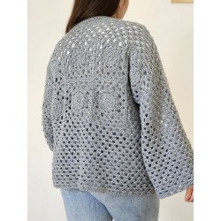 Guia de tejido cardigan / saco estilo kimono