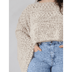 Guia de tejido - Poncho punto popcorn