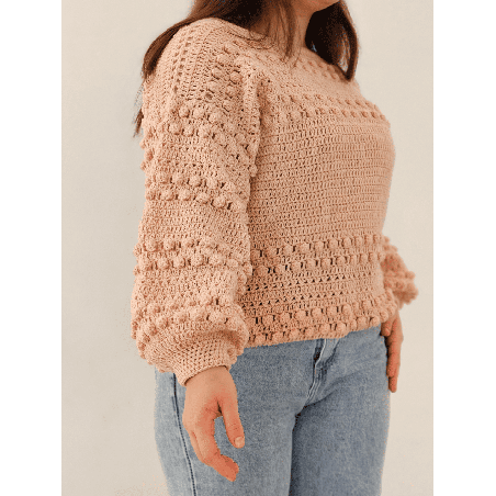 Guia de tejido - Suéter sin costuras