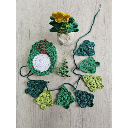 Guia de tejido - Decoración navideña