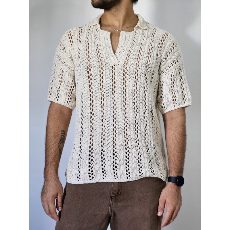 Guia de tejido - Remera de hombre